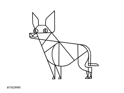 Bambi 2d art animal art branding cat design dog geometric graphic icon illustration illustrator line logo pet ui
