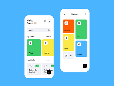 Weekly 01 app application button colorful concept design fun interface layout menu notes product design task ui ux