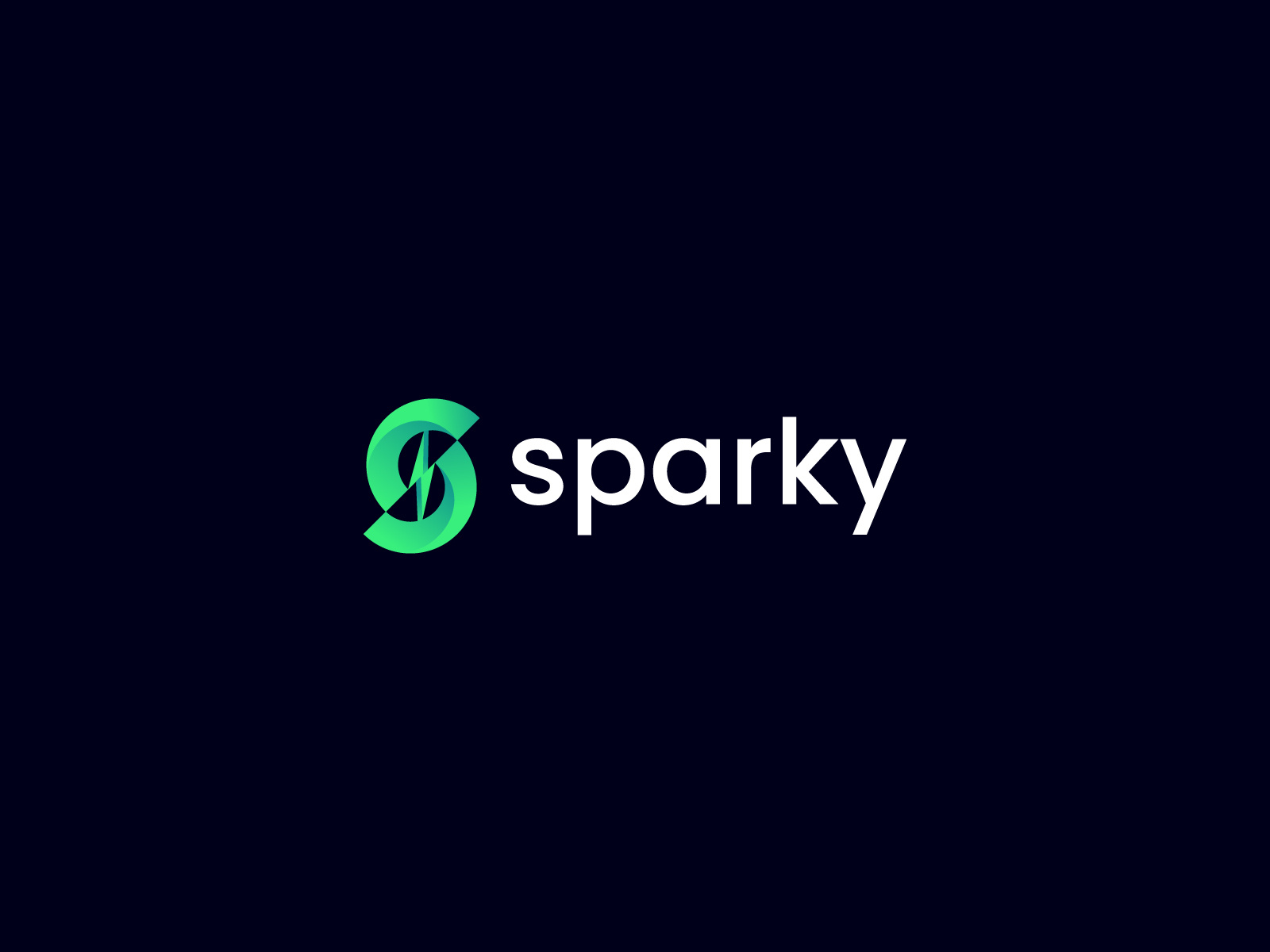 Spark logo ai bolt brand electric identity lightening logo mark sales smart symbol