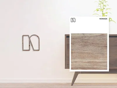 nomada (funiture) abstract branding brandmark design furniture illustration letter n lettering logo logotype monogram visual identity wordmark