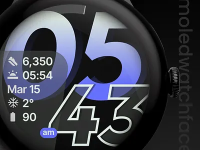 Glide Watch Face amoled watch faces amoledwatchfaces android wear app branding design google play illustration logo ui watch face wear os