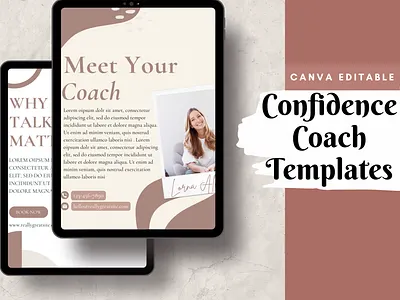 EMILY - Confidence Coach Social Media Templates - Ready-to-Post social media post templates social media templates