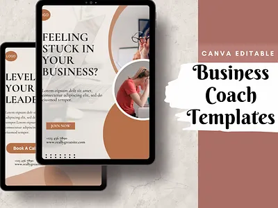 SALENA - Business Coach Social Media Templates - Ready-to-Post social media post templates social media templates