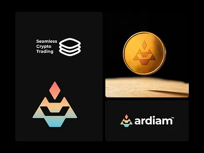 crypto trading - logo design a a logo brand brand identity branding crypto cryptocurrency identity letter logo logo design logo designer mark monogram trading