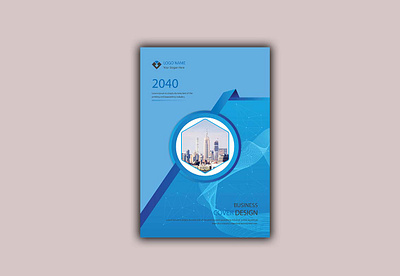 Creative Business Cover Template Design For Annual Report Poster graphic design