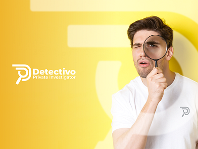 Detectivo Logo app brand branding design detective detective logo graphic design illustration logo minimal typography ui ux vector web website