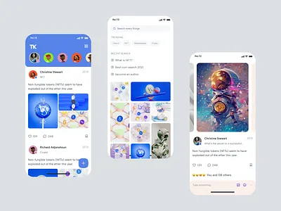 Tramkam UI Kit - Social app design ios kit media mobile social template tramkam ui