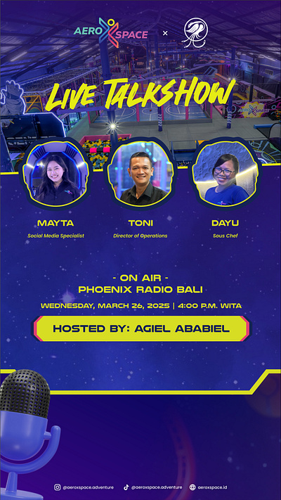 AeroXSpace Adventure Live Talkshow Visual