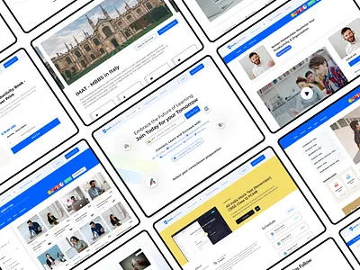 Merit Pathsala doctor education learning mbbs modern saas ui ux website