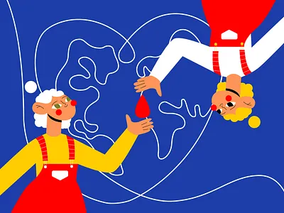 Blood Donation 2dillustration blood blooddonation blooddonor donation explainerillustration flatillustration girl red reddress savelife savetheplanet vectorart vectorillustration