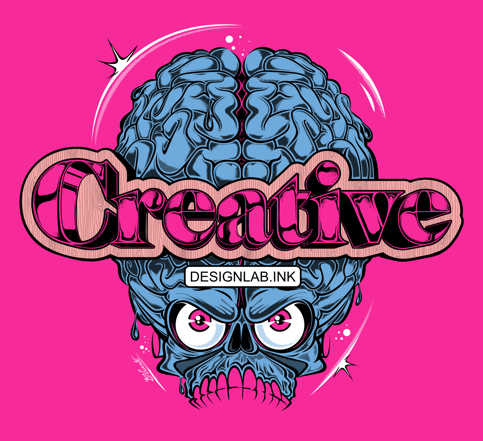 Example of Mascot & Logo Illustration