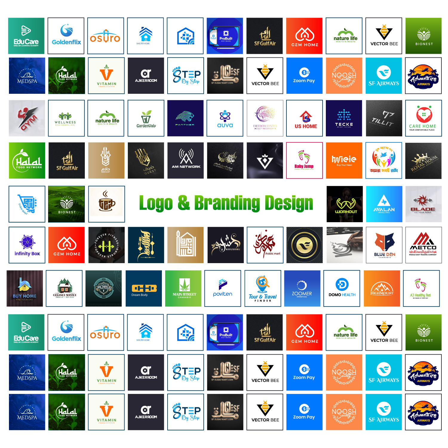 Example of Professional Logo & Branding Design