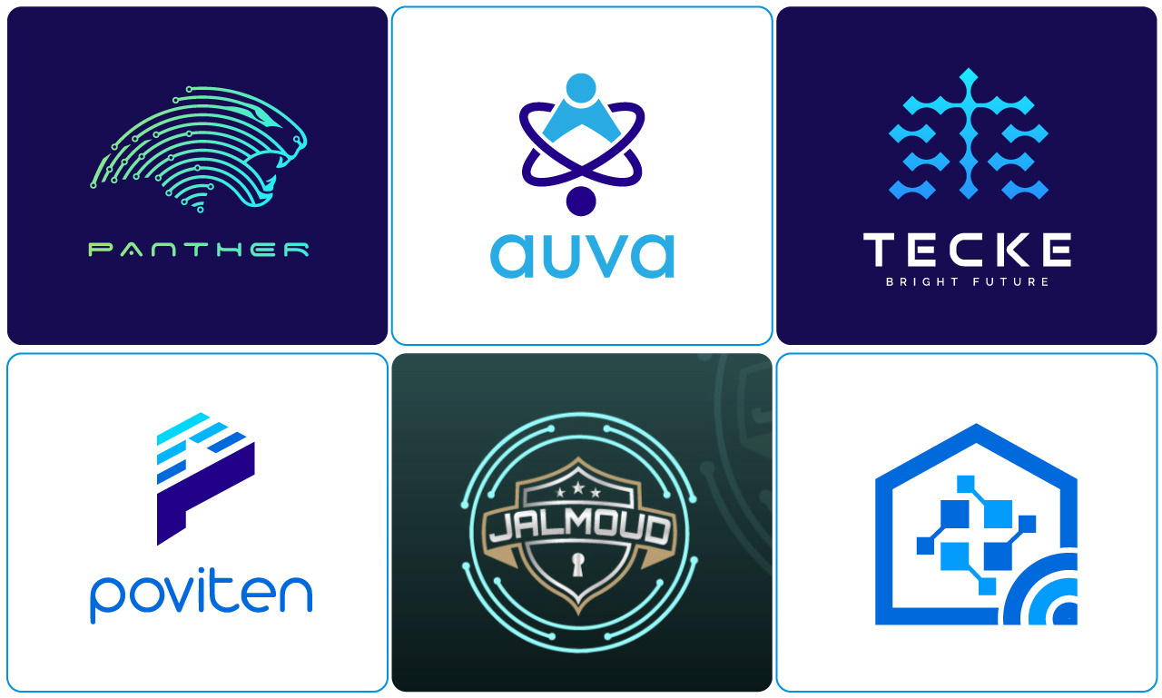 Example of Minimal Tech Logo Design