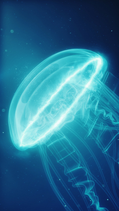 jellyfish 3d abstract animation cgi cinema4d jellyfish motion graphics