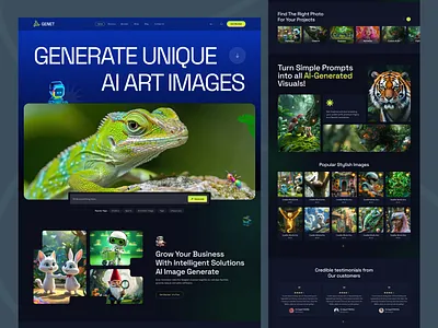 AI Image Generate Website 3d design ai ai image generate ai website artifecial artificial intelligent branding chat gpt chatboat home page image generate junayed landing page popular design text uiux user experience user interface ux web design