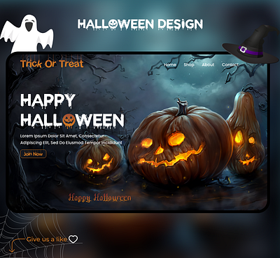 Halloween Design branding design fonts graphic design halloween real world image trick or treat typography ui ux witches