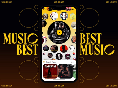 Music dance fashion interface ios iphone music news slide social