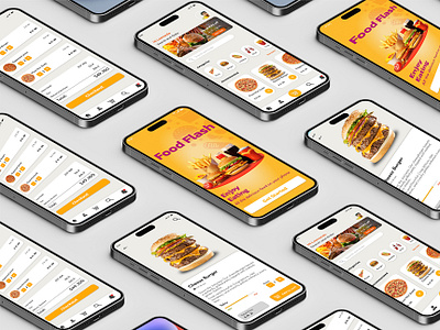 Food flash delivery mobile app design animation appbranding applogo branding coding development graphic design icon mobileapp trendingdesign ui uiux ux webdesign