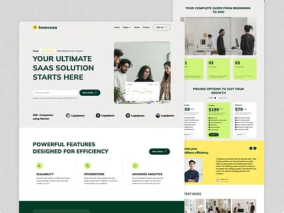 SaaS Startup Website creativedesign dashboardui designinspiration fintechui interfacedesign minimaldesign modernui neumorphism productdesign responsivedesign saasui softwaredesign startupwebsite techstartup uiuxtrends uxdesign uxtrends webappdesign webdesigndaily