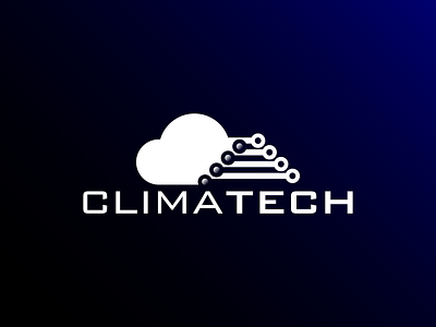 Climatech branding business logo climate climate environment cloud company logo logo logo design rain technology water