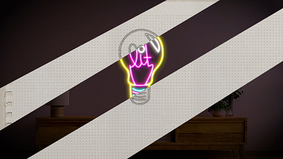 Sketch to Neon effect | AE/VFX work ae templates animation bulb idea illustration inspiration lit motion graphics neon sign board sketch to real vfx