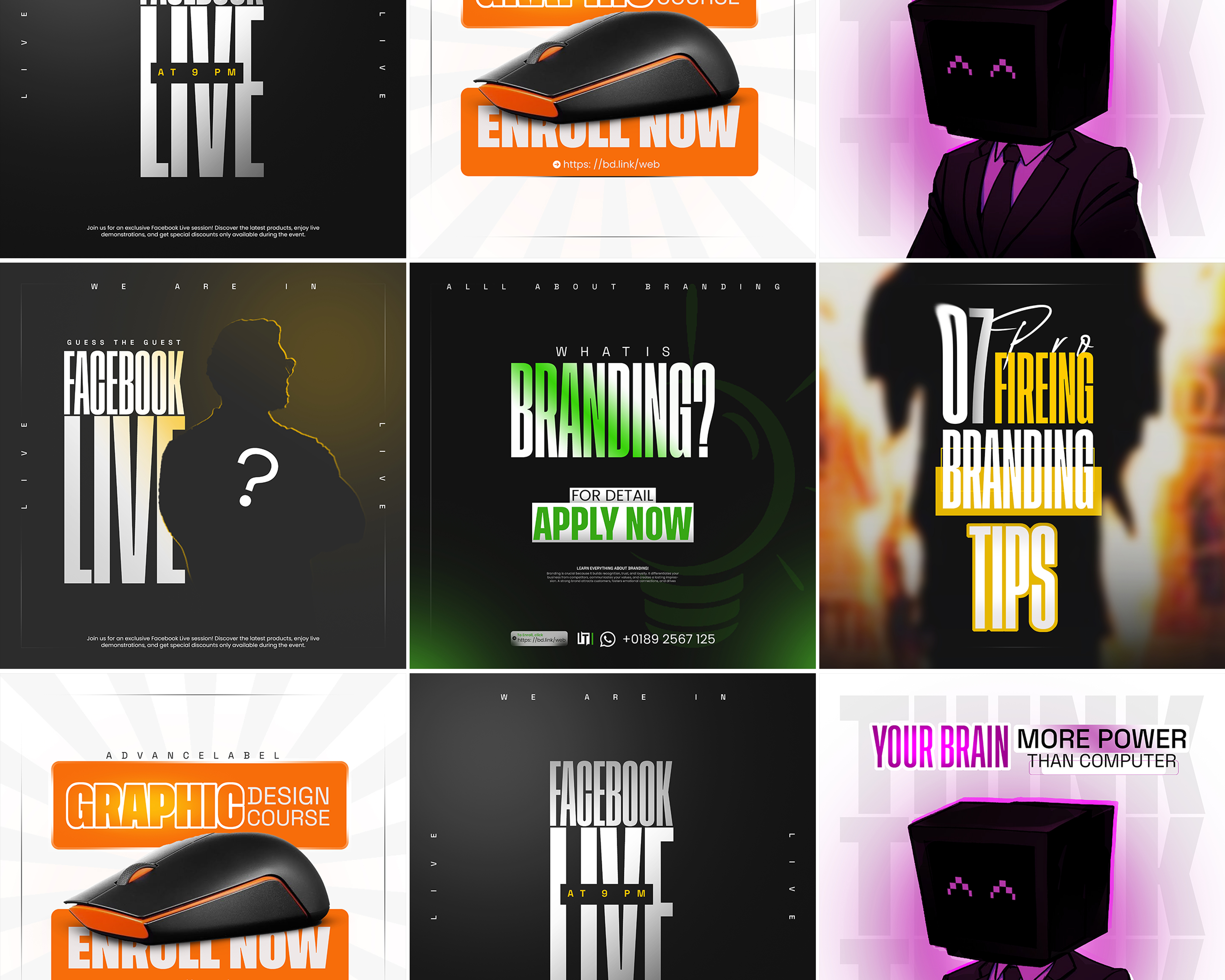 CREATIVE ADS | TYPOGRAPHY POST | EVENT POSTER creative ads design event poster facebook ads graphic design instagram post social media social media post