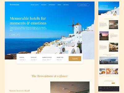 Hotel Booking | Landing Page branding clean ui hotel landing page design minimal design ui uiux wwwebsite design