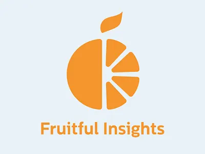 Fruitful Insights Logo branding graphic design logo design