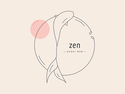 Zen Sushi Bar | Logo Design design graphic design illustration logo