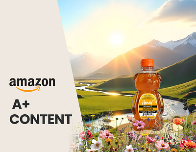 Amazon Listing Images | Amazon A+ Content | EBC Design a content ad amazon banner graphic design honey