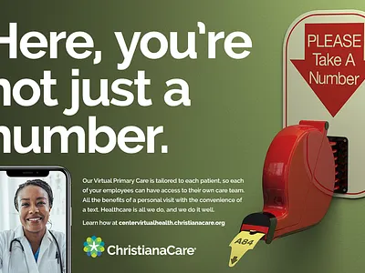 ChristianaCare Spec Creative campaign creativedirection graphic design spec