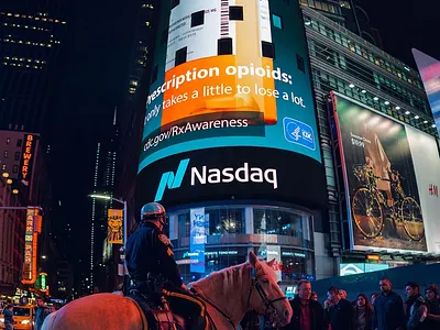 RX Awareness Times Square OOH campaign creativedirection design graphic design