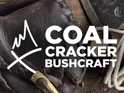 Coal Cracker Bushcraft Logo branding graphic design illustration logo vector