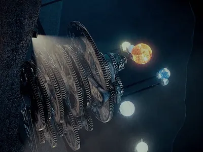 Planetarium animation 3d animation cgi cinema4d dynamic motion graphics simulation