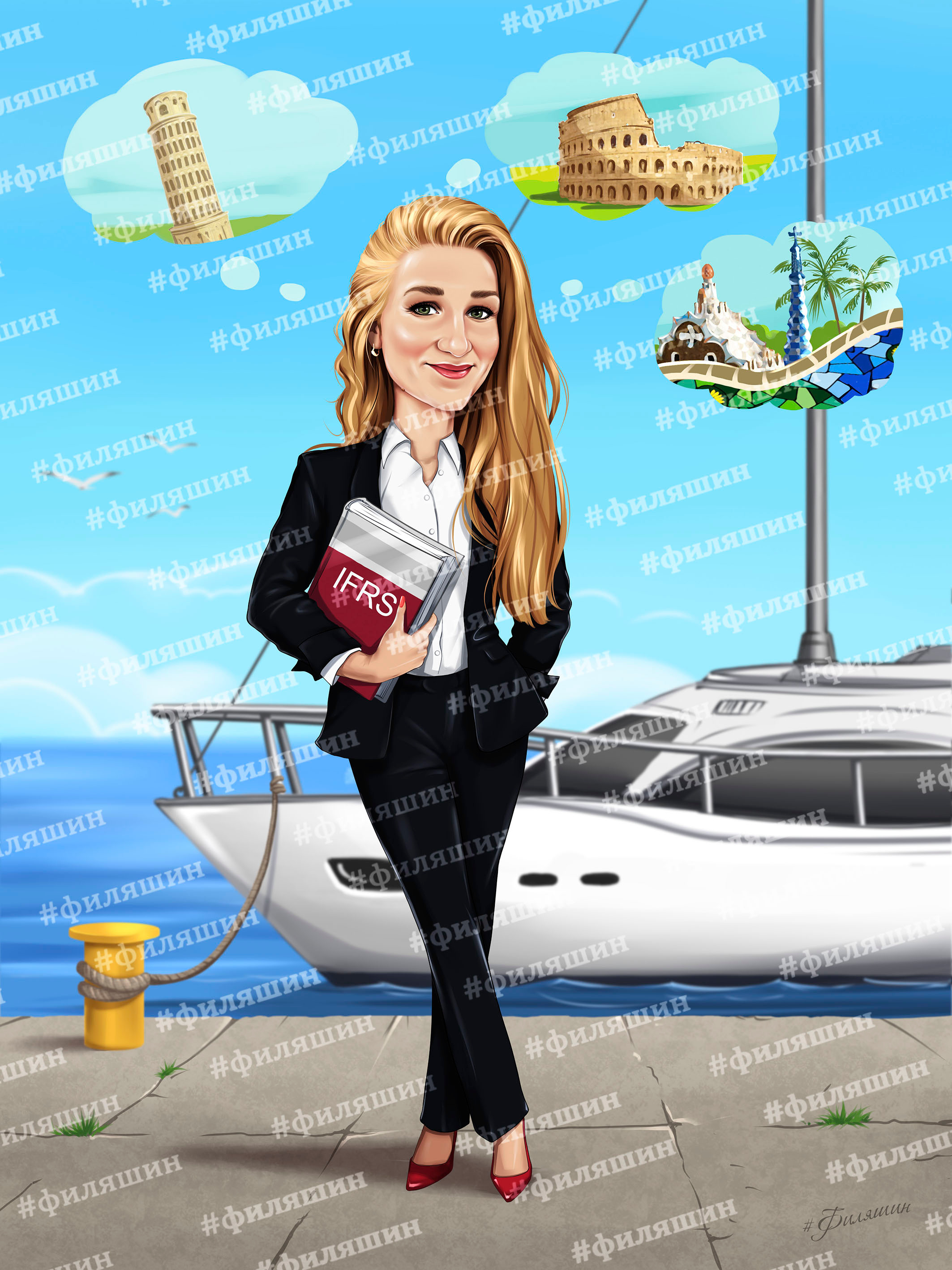 Custom caricature caricature cartoon concept design graphic design illustration