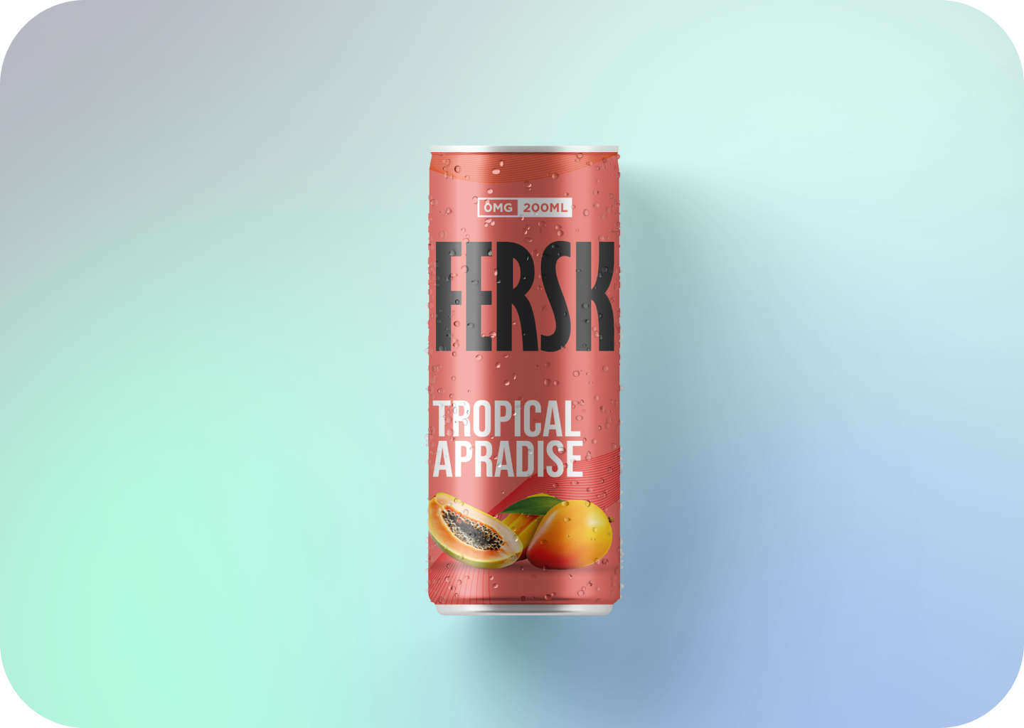 Fersk Branding & Packaging Design agency branding can drink can packaging design designbykarma drink graphic design karma norway packaging