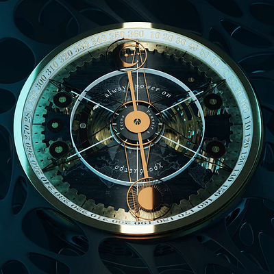 The chronograph 3d abstract animation cgi cinema4d modeling motiodesign motion graphics the chronograph watch