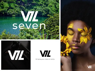 Photographer logo design (Seven) brand design brand identity brand identity design branding graphic design logo logo design photography logo