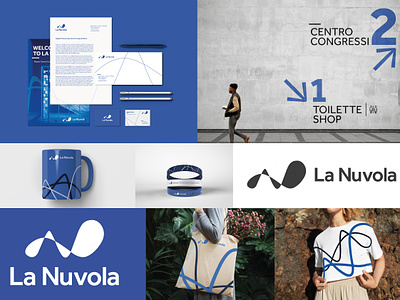 La Nuvola | Branding abstract logo brand identity branding branding ideas branding inspiration graphic design italian logo logo logo design logo ideas logo inspiration logo inspiration daily logodaily logotype typography