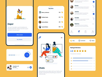 Parents App app app design application fireart fireart studio illustration mobile mobile app mobile app design playful product design startup ui ui kit user experience user interface ux visual identity