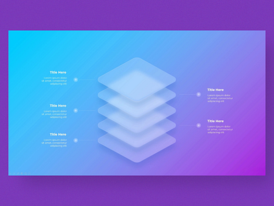 Glassmorphism Animated PowerPoint Infographic animated frosted glassmorphism gradient infographic isometric powerpoint ppt template presentation