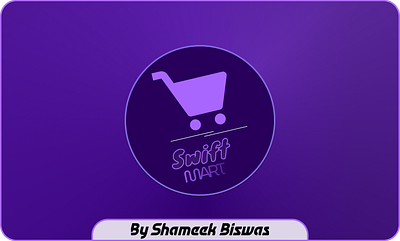 SwiftMart: Fast, smart shopping simplified! branding design graphic design icon logo shameek biswas ui