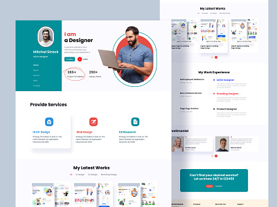 Portfolio Website Design creative landing page creative profile design designer latest design latest landing page persona personal personal website portfolio portfolio buildup show up trending trending design trending landing page trending website ui design user ux design website