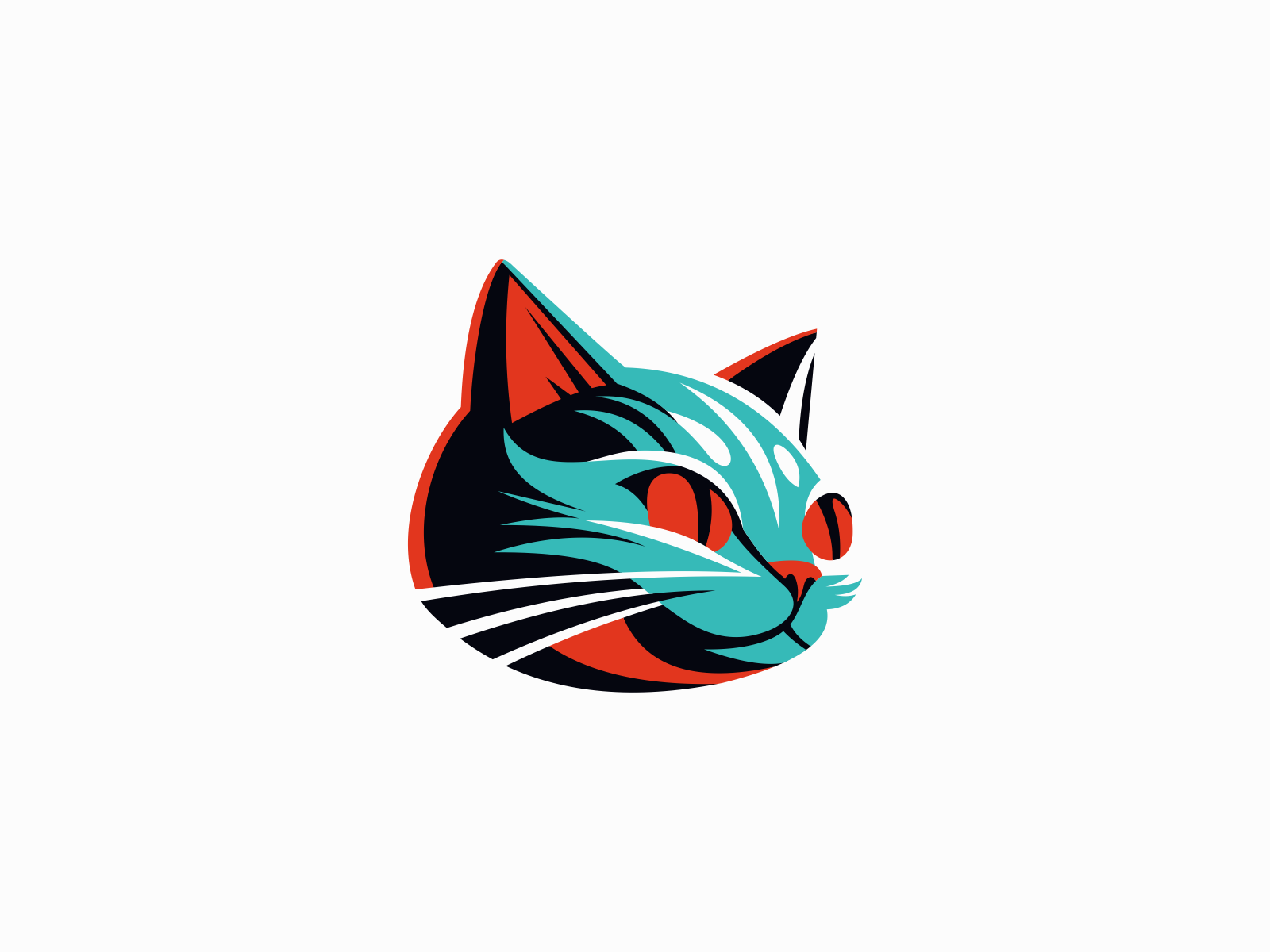 Cat Logo by Lucian Radu on Dribbble