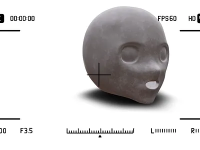 Skull｜R3F x Blender Work 3d blender react three fiber