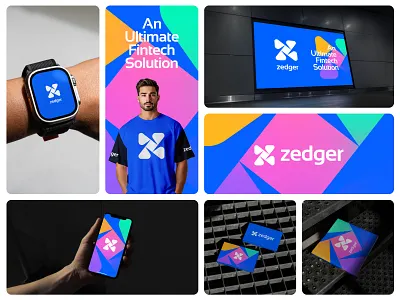 Visual Identity for Web3 Fintech Apps blockchain brand design brand identity branding design fintech growth ledger logo minimal modern logo trust web3 z z icon z logo z mark
