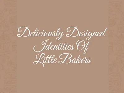 Little Bakers - Branding & Identity Khavishan Sivarathikan branding illustrator logo photoshop socialmediadesign