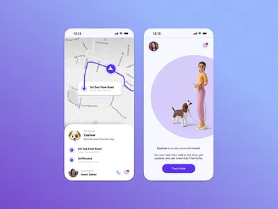 Daily UI 020// location tracker app app design dail dailyui design illustration ios location tracker location tracking map mobile ux