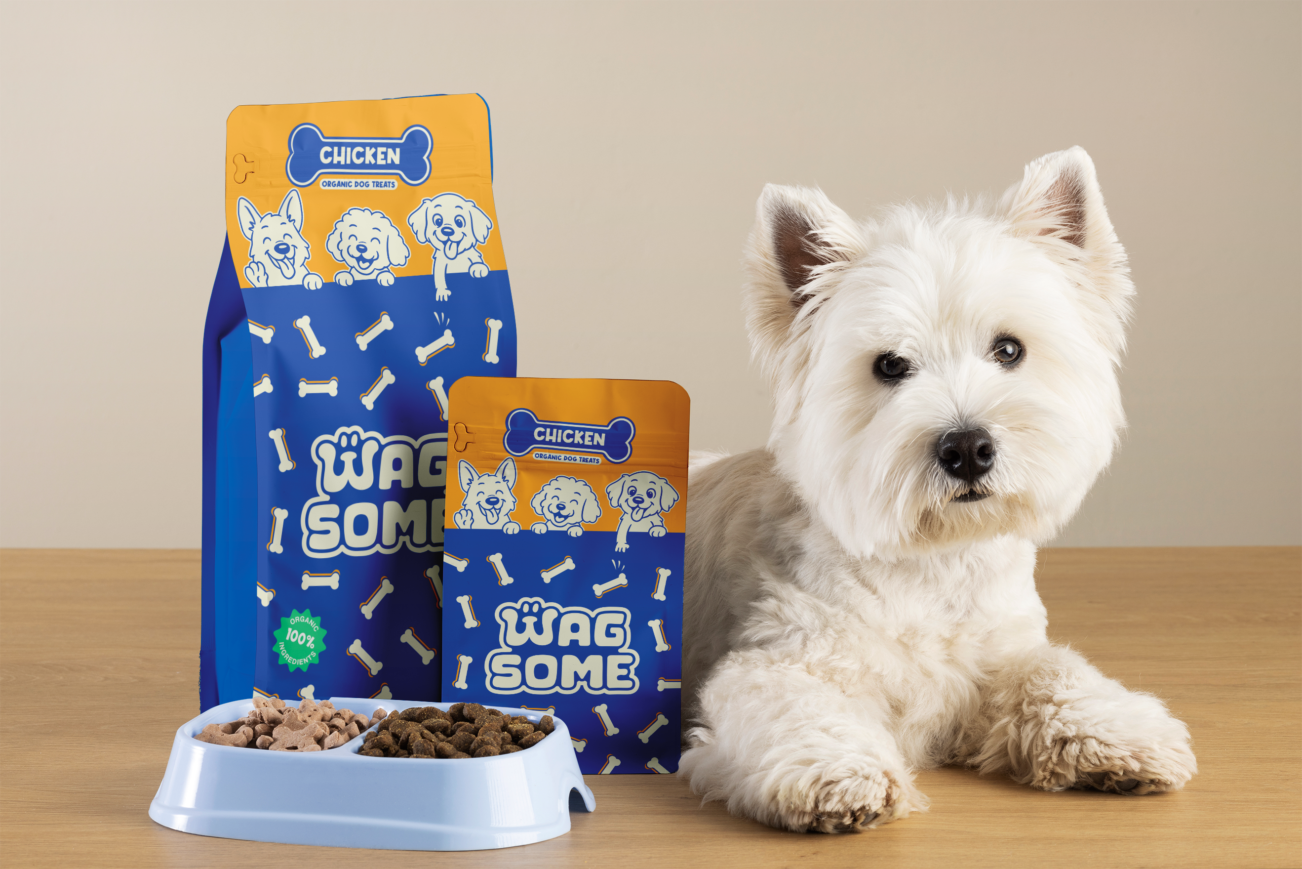 Pet Food Logo after effect brand identity branding color palette creative dog food fun graphic design illustration logo animation logo design logo suite logo variation motion graphics pet playful