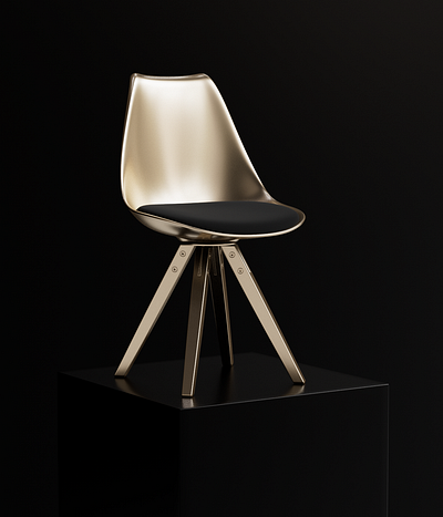 Copper Chair 3d 3d art cinema4d render
